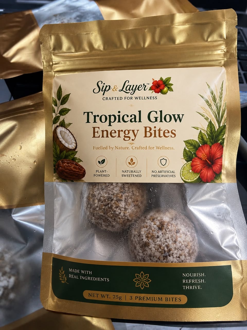 Tropical Glow Energy Bites